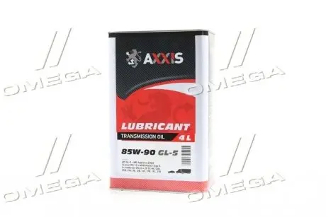 Масло трансмисс. 85w-90 (Канистра 4л) Axxis AX-2072