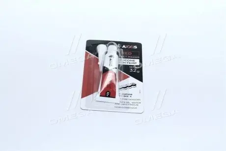 Герметик прокладок красный 32гр Axxis VSB-010