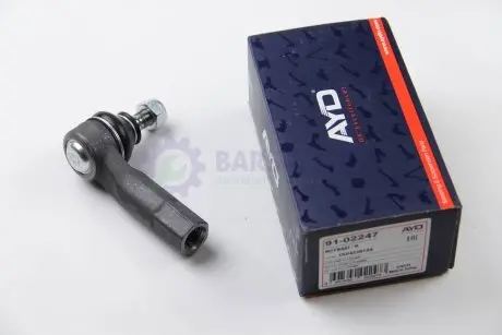 Наконечник рулевой прав (кон 13.3*16.4 L=95mm) VW T-ROC (17-), GOLF (08-), JETTA (08-), CADDY (04-), SKODA YETI (09-) AYD 91-02247