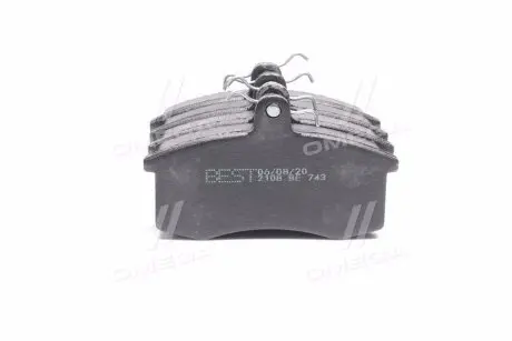 Колодка гальм. ВАЗ 2108 перед. (компл. 4шт.) Best 2108-3501090