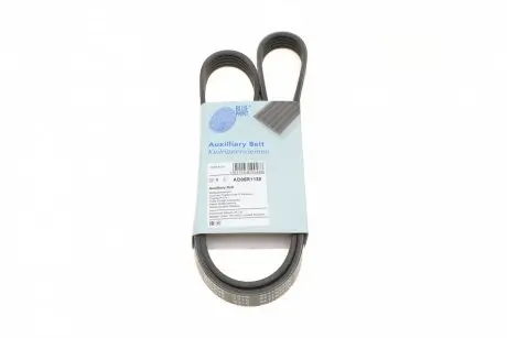 Ремінь генератора Peugeot 605 2.0 89-99/ Ford Fiesta1.8 95-03/ Honda Civic/ Fit/ Jazz 1.2-1.4 02- BLUE PRINT AD05R1138