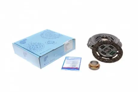 Комплект сцепления Daewoo Lanos/Sens 1.3 97-, 55kw (d=180mm) (+выжимной) BLUE PRINT ADG03029