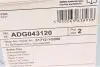 Диск тормозной (передний) Hyundai Accent III 05-10/Kia Rio II 05-(256x22) (с покрытием) BLUE PRINT ADG043120 (фото 5)
