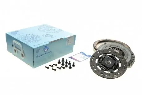 Демпфер (глухой) + комплект сцепления VW T4 2.4D (55/57kw)/2.5TDI (65kw) 90-03 (+выжимной)(d=227mm) BLUE PRINT ADV183086