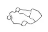 Прокладка корпуса фільтра масляного Audi A4/A6 2.0TFSI/VW Golf V 2.0 06- Borsehung B10622 (фото 2)