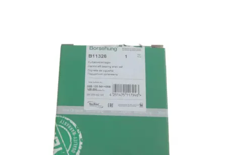 Вкладиші корінні Borsehung B11326