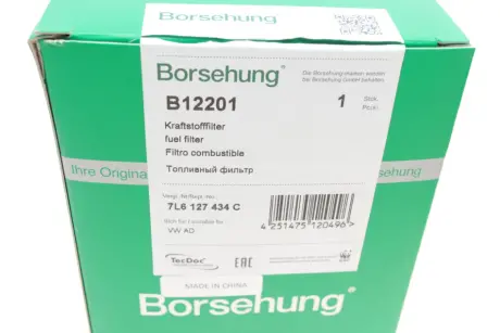 Фільтр паливний VW Touareg/Audi Q7 3.0 TDI 04-15 Borsehung B12201