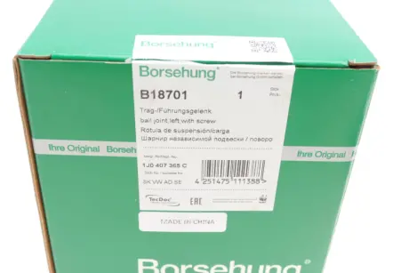 Шаровая опора (шарнир) Borsehung B18701