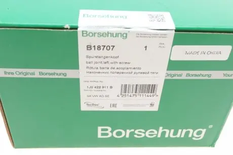 Накінечник тяги рульової Borsehung B18707