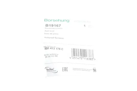 Пыльник амортизатора (переднего) VW Passat 1.4 TSI/2.0 TDI 14- (OE VAG) Borsehung B19167