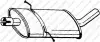 Глушитель, алюм. сталь, средн. часть MERCEDES B180 2.0CDi (03/05-05/07) (175-003) BOSAL 175003 (фото 1)