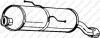 Глушник задня частина Peugeot 206 98-00 BOSAL 190359 (фото 1)
