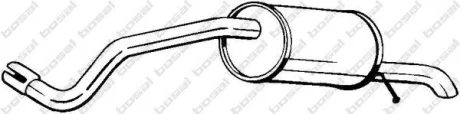 Глушник задній Seat Cordoba 02-09, Skoda Fabia 01-14 BOSAL 220005