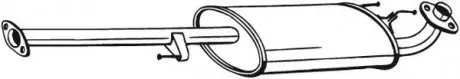 Глушитель задняя часть LAND CRUISER (282-863) BOSAL 282863