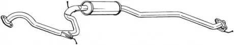 Глушитель средняя часть HONDA CIVIC 05- BOSAL 290-011