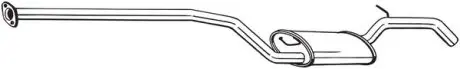 Глушник, алюм. сталь, передн. част. FORD FOCUS (10-) (291-027) BOSAL 291027