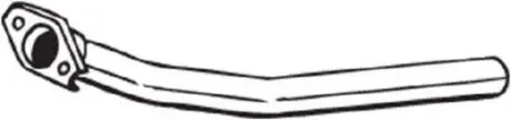 Глушитель, алюм. сталь, средняя часть CITROEN BERLINGO 03- BOSAL 750439