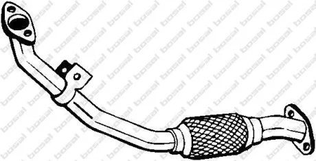 Труба вихлопна MITSUBISHI PAJERO 94-96 (787-257) BOSAL 787257