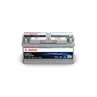 Аккумуляторная батарея 105Ah/950A (393x175x190/+R/B13) Dual Purpose AGM BOSCH 0092LA0110