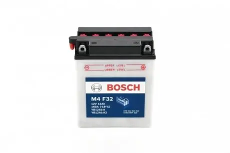 Мотоциклетна АКБ 12V 12 А*ч 160А - заміна на 0986FA1120 BOSCH 0092M4F320 (фото 1)