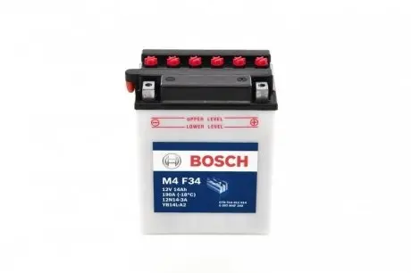 Акумуляторна батарея 14Ah/190A (136x90x167/+R/B0) (мото) замінено на 0986FA1050 BOSCH 0 092 M4F 340 (фото 1)