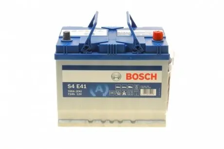 Аккумуляторная батарея 72Ah/760A (261x175x220/+R/B01) (Start-Stop EFB) BOSCH 0 092 S4E 410