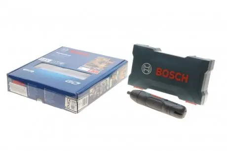 Шуруповерт аккумуляторный GO (0.2-5 Nm/3.6V) 0–360 об/Макс = 5мм (+ кейс) снят с поставки BOSCH 06019H2103