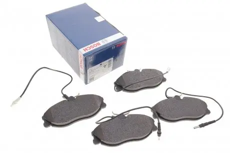 Колодки гальмівні (передні) Citroen Xsara/Peugeot 406 96-05 (Lucas-Girling) (з датчиками) BOSCH 0 986 424 223