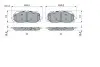 Колодки гальмівні (передні) Audi A4/A5/Q5/Q7 15-/ A5 Sportback 07-17/ A6/A7/A8/Q3/Q8/VW Touareg 17- BOSCH 0 986 424 429 (фото 5)