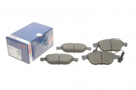 Колодки тормозные (передние) Alfa Romeo 147/156/Lancia Lybra 97-06 (Lucas-Girling) (с датчиками) BOSCH 0 986 424 507