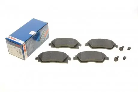 Колодки гальмівні (передні) Opel Combo 01-/Corsa C 00-09/Meriva A 03-10/Tigra 04-10 BOSCH 0 986 424 527
