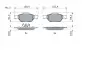 Колодки гальмівні (передні) Ford Fiesta 95-10/Fusion/Ka 02-12/Puma/Mazda 121 96-03/Mazda 2 03-07 BOSCH 0 986 424 558 (фото 5)