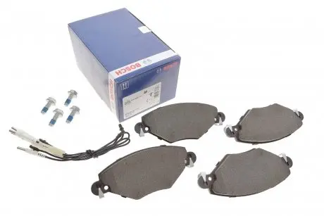Тормозные колодки (передние) Citroen C5 01- (с датчиком) BOSCH 0 986 424 582