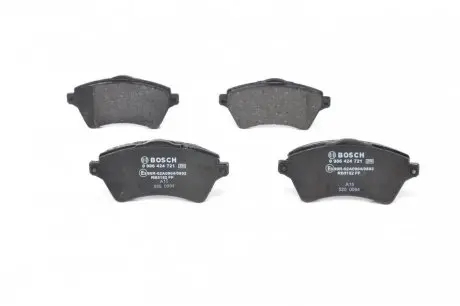 Колодки гальмівні (передні) Land Rover Freelander 98-06 BOSCH 0 986 424 721