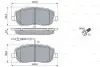 Колодки гальмівні (передні) Citroen C8 02-/Jumpy/Fiat Scudo/Peugeot Expert 95-06/807 02- (+датчики) BOSCH 0 986 424 789 (фото 7)