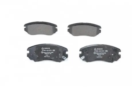ТОРМОЗНЫЕ КОЛОДКИ, ДИСКОВЫЕ BOSCH 0 986 424 815