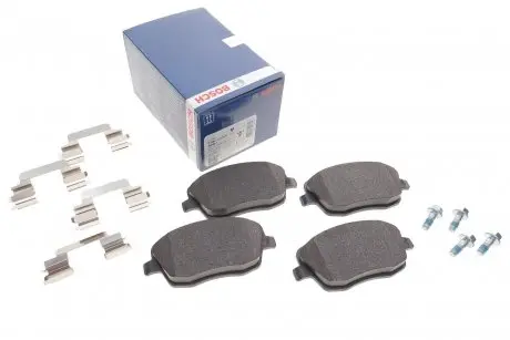 Колодки гальмівні (передні) Seat Cordoba/Ibiza IV/VW Polo/Skoda Fabia 99-15/Roomster 06-15 BOSCH 0 986 424 829