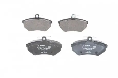 Колодки тормозные (передние) Audi A4 95-01/VW Golf III/IV -02/Caddy II -04 BOSCH 0 986 460 944