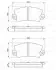 Колодки гальмівні дискові RENAULT Espace -01 BOSCH 0986463490 (фото 8)