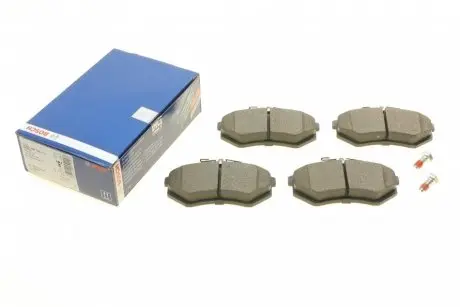 Колодки тормозные (передние) Audi 80/90/100/200 77-96/VW Corrado 88-95 BOSCH 0 986 466 700