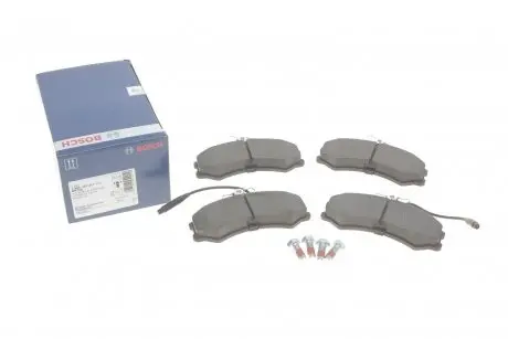 Колодки тормозные (передние) Citroen C25/Fiat Ducato/Peugeot J5 81-94 (+датчики) BOSCH 0 986 467 411