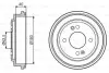 Гальмівний барабан BOSCH 0986477216 (фото 1)