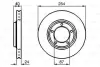 Диск гальмівний передн Лів/Прав HYUNDAI H-1, H-1 / STAREX 2.4/2.5D 06.97-12.07 BOSCH 0986478663 (фото 1)