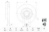 Диск гальмівний (передній) VW T4 96-03 (280x24) (R15) BOSCH 0 986 478 846 (фото 5)