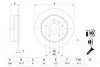 Диск гальмівний MB A150-200 W169/B150-200 W245 \&#039;\&#039;R BOSCH 0986479235 (фото 5)