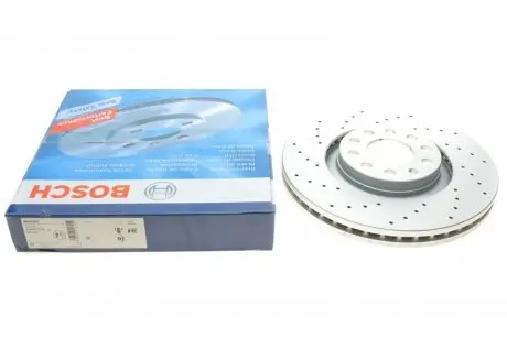 Диск тормозной (передний) Audi A4 04-08 (320x30) (с покрытием) (с отверстиями) (вент.) BOSCH 0 986 479 258