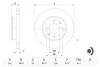 Диск гальмівний (передній) Hyundai i10/Kia Picanto 04- (241x18) BOSCH 0 986 479 286 (фото 5)