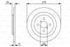 ДИСК ГАЛЬМIВНИЙ ЗАДНIЙ BOSCH 0986479360 (фото 6)