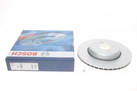 Диск тормозной (задний) BMW 5 (E60/E61)/6 (E63) 03-10 (345x24) (с покрытием) (вент) BOSCH 0 986 479 729