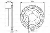 Диск гальмівний TOYOTA Land Cruiser J6/J7/J10 \&#039;\&#039;R \&#039;\&#039;98-07 PR2 BOSCH 0986479U32 (фото 1)